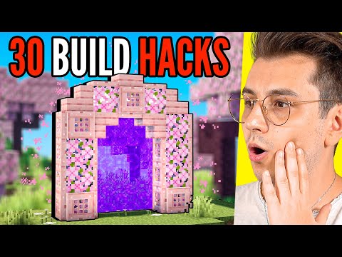 30 BUILD HACKS su MINECRAFT 1.20 ITA!