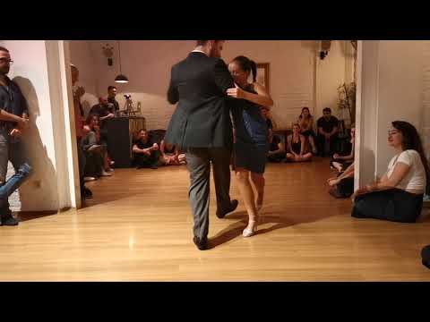  Burak Öncel  and  Melis Arabacıoğlu  are  dancing  to  the  milonga  "  La Milonga De Buenos Aires  "  by  Francisco Canaro  in  2019