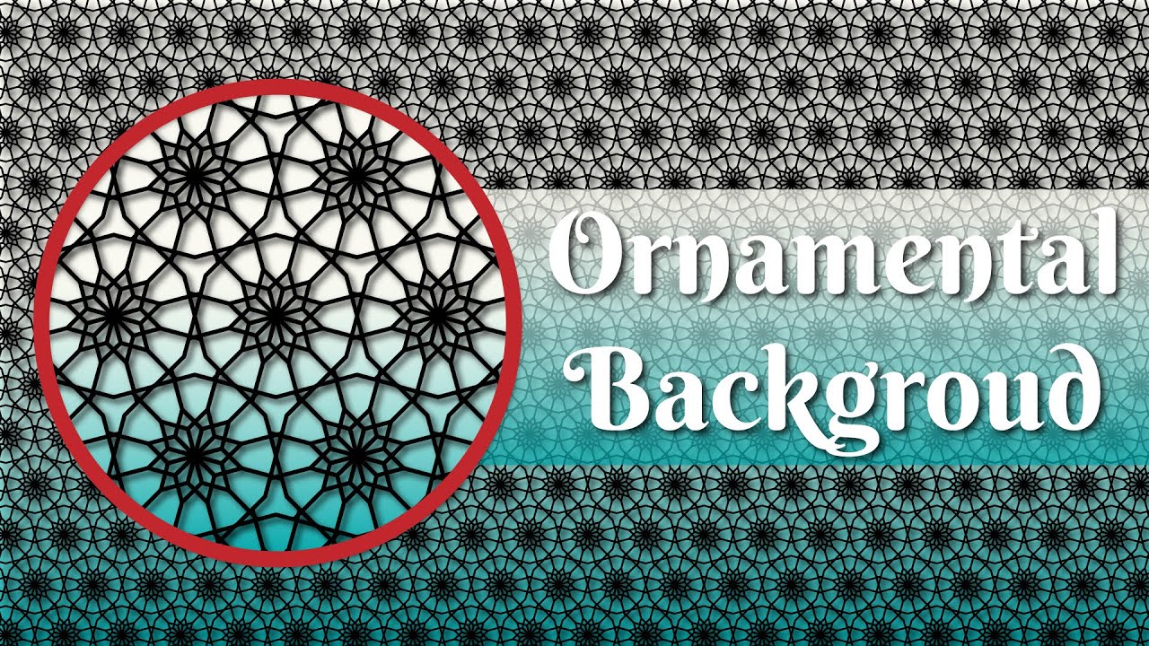 Islamic ornament Background | Adobe Illustrator Tutorials.