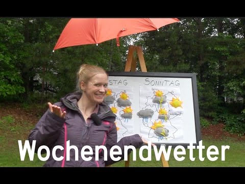 Das Deutschland-Wetter am Wochenende (21./22. Mai 2016) -Sonntag bis 30 Grad mit Gewittern