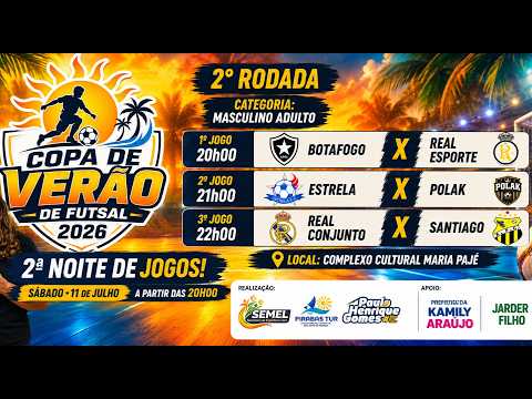 SEG, 13, JUL | COPA VERÃO DE FUTSAL 2026