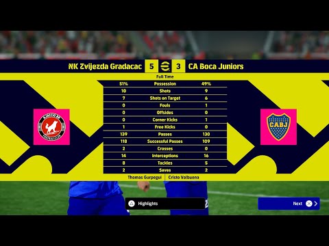 15. Kolo Lige (Sezona 11) - NK Zvijezda Gradačac 5:3 CA Boca Juniors