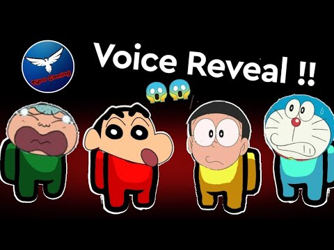 Voice reveal 😱 Tyro Gaming || 😂 Shinchan among us || Doraemon among us