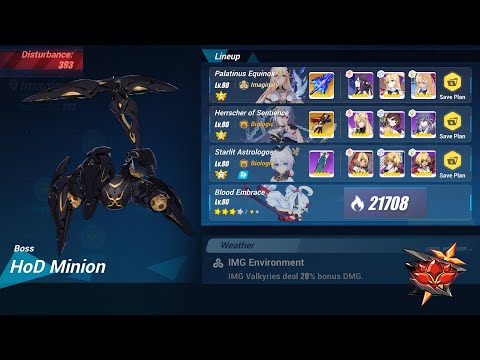 Week 1 HI3 SEA - EX Abyss Red Lotus: HoD Minion (IMG) 393D 708 pts | PE (Palatinus Equinox)