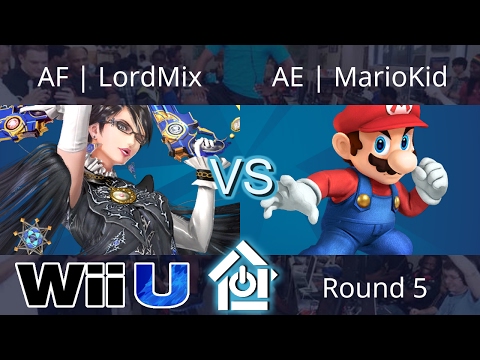 Gwinett Brawl 4/8/17  - AF| LordMix (Bayonetta) vs AE | MarioKid (Mario) - Smash 4 Round 5