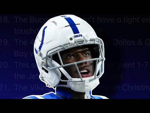 60 Weird Facts (2025 NFL Season)