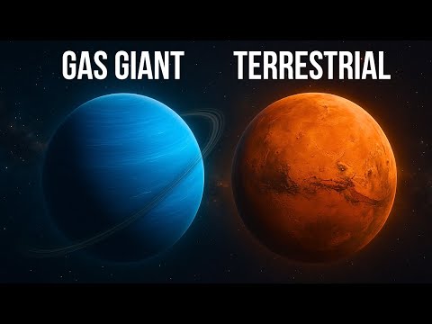 Terrestrial Planets vs Gas Giants: What Makes Them So Different?