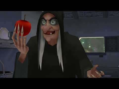 Kingdom Hearts Birth by Sleep Final Mix Theater Mode Scene 195- The Witch and the Apple