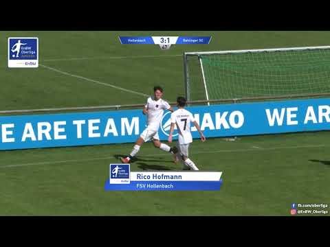 EnBW-Oberliga A-Junioren 21/22 - FSV Hollenbach - Bahlinger SC - 47 min 3:1 Rico Hofmann