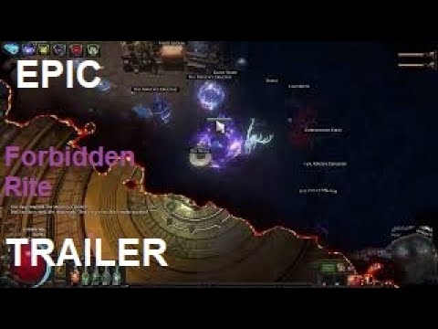 Epic Forbidden Rite Selfcast Occultist Trailer (Corpse Pact Tech) | PoE