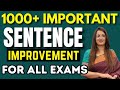 1000 Important Sentence Improvement For All Exams SSC CGL CHSL MTS CPO STENO Other Exams
