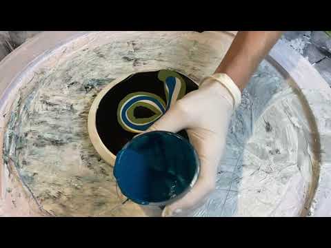 182. Sheleeart Australian Fluid Artist - Bloom Colour Test