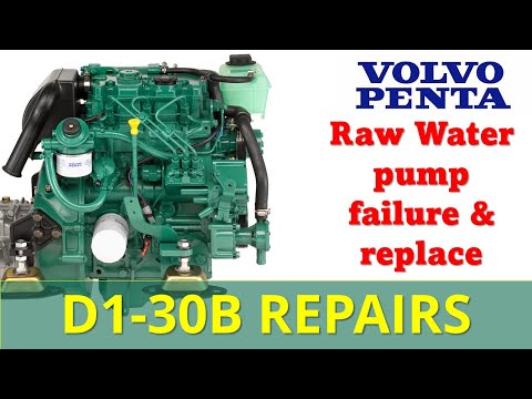 Fitting a new raw water pump on a Volvo Penta D1-30B