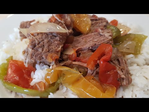 How to Make Cuban Ropa Vieja Cooked in a Crock-Pot