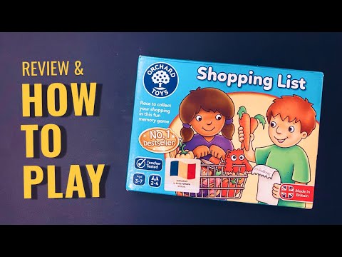 Shopping List by Orchard Toys (Memory game for toddlers)