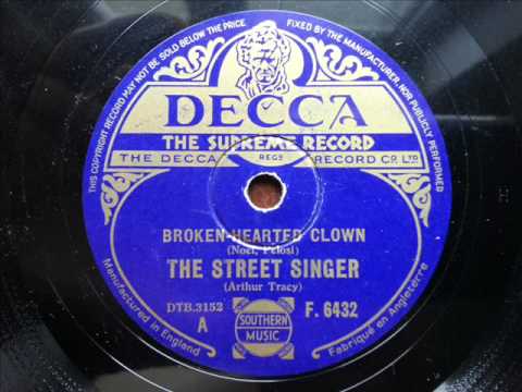 ARTHUR TRACY (THE STREET SINGER) - Broken-Hearted Clown