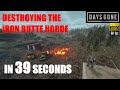 Days Gone PS5 THE IRON BUTTE HORDE Destroying A 300 Strong Horde In 39 Seconds