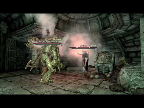 Skyrim Battles - Dwarven Centurion Master vs. Mercer, Harkon, Nightmaster Vampire, and more