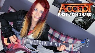 ACCEPT - Fast As A Shark [GUITAR COVER] with SOLO | Jassy J