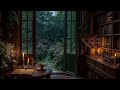 Thunderstorm In The Library Rainy Morning Hot Tea Quiet Reading
