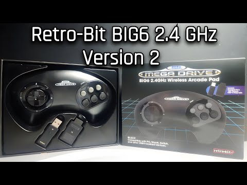 Finally a GOOD Wireless Genesis Controller? Retro-Bit 6 Button V2 Review (4k) 