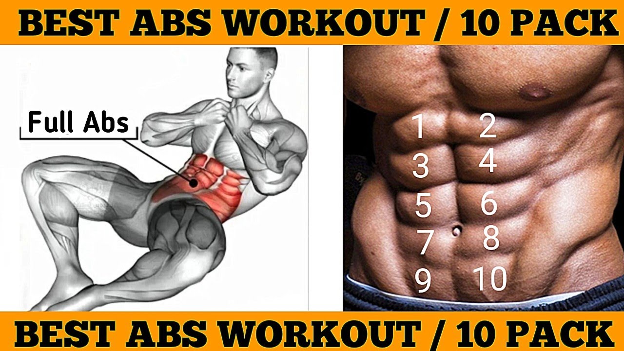 13 BEST EXERCISES FOR ABS / FULL ABS WORKOUT
