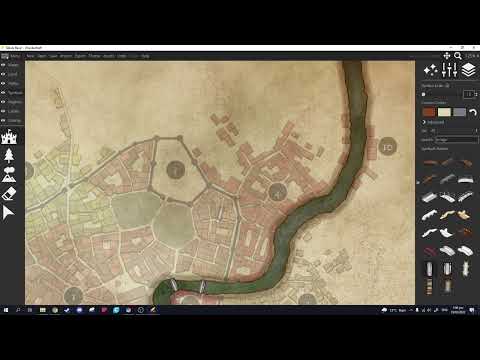 Fantasy City Generator Plus Wonderdraft