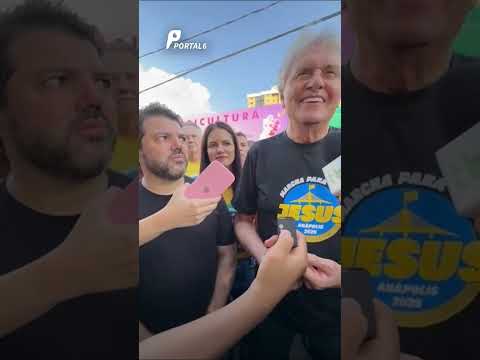Caiado sobre Marcha para Jesus em Anápolis