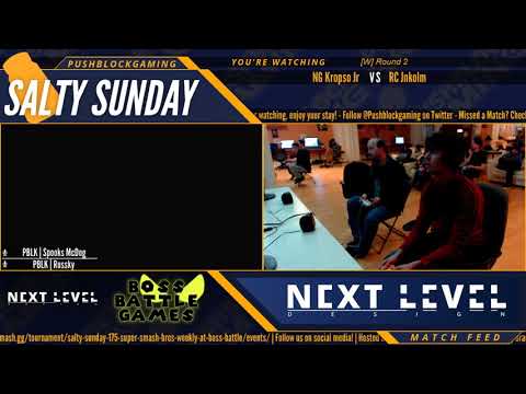 SS175 [Wii U] - RC Jnkolm (Luigi) vs NG Kropso Jr ((Bayonetta) - [W]  Round 2