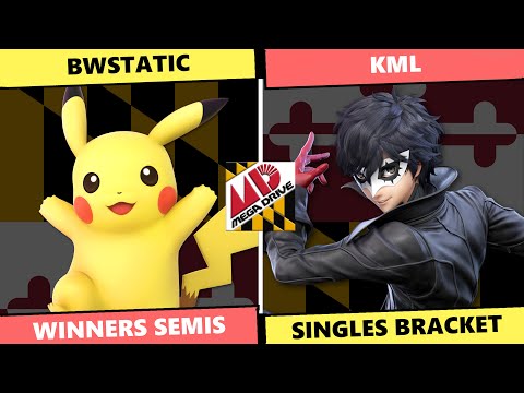 Mega Drive #126: Winners Semis - BWStatic (Pikachu) vs  KML (Joker) SSBU Singles
