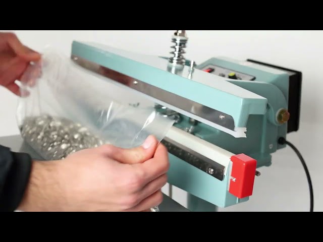 Vídeo relacionado con RINORN Selladora Bolsas De Plastico De 30cm, 40cm o 50cm / Sellador De Bolsas Compatible Con Plastico, Papel o Aluminio/Termoselladora Fabricada En Aluminio Y Con Materiales De Repuesto.