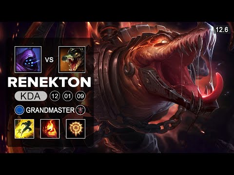 Renekton Top vs Jax - EUW Grandmaster - Season 12 Patch 12.6