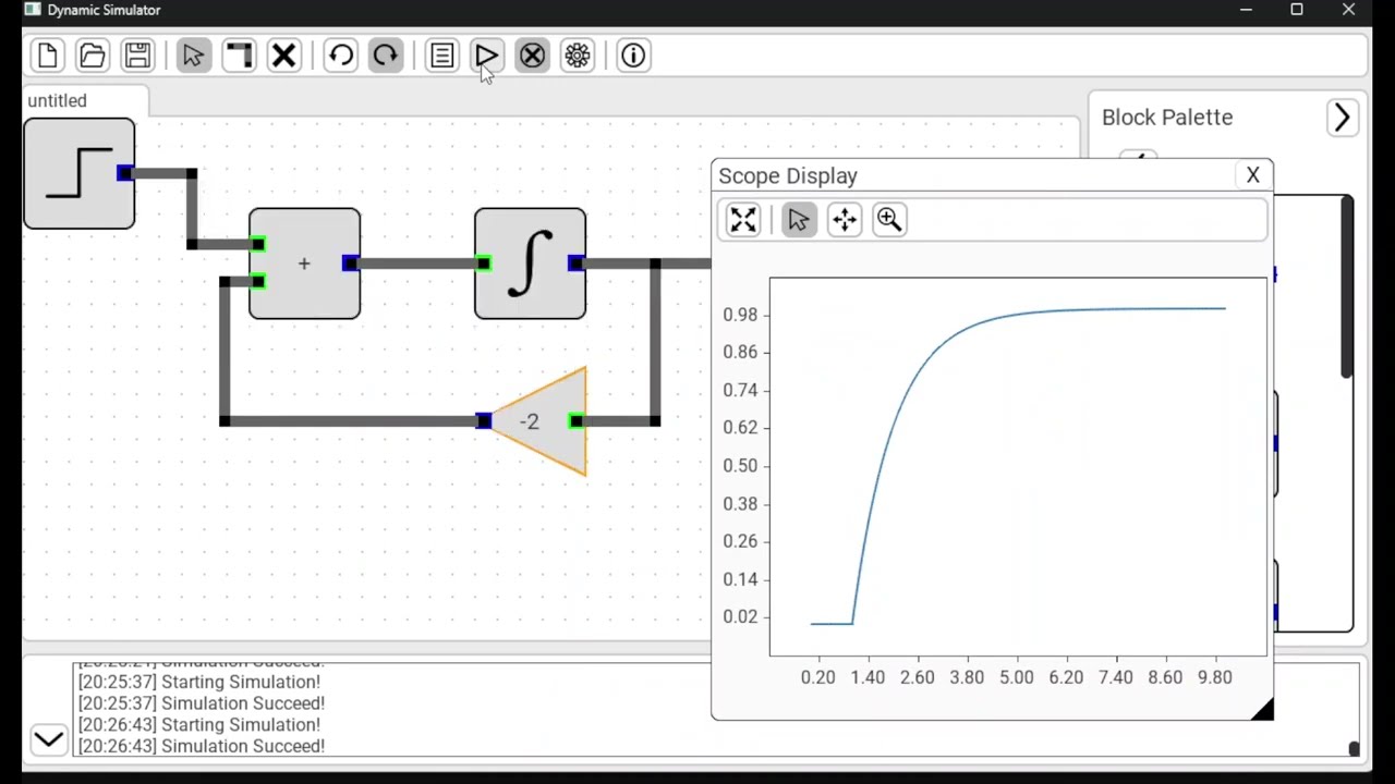 Simple Dynamic Simulator Demo