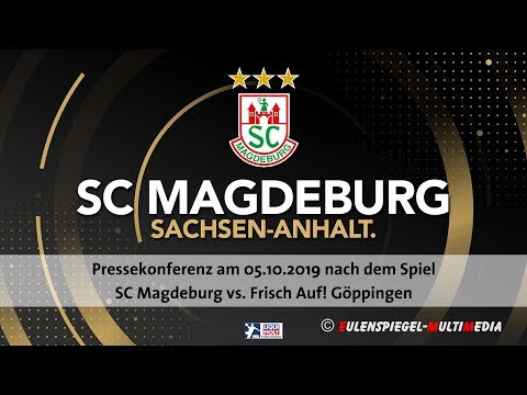 05.10.2019 Die PK nach dem Spiel SCM vs. Frisch Auf! Göppingen