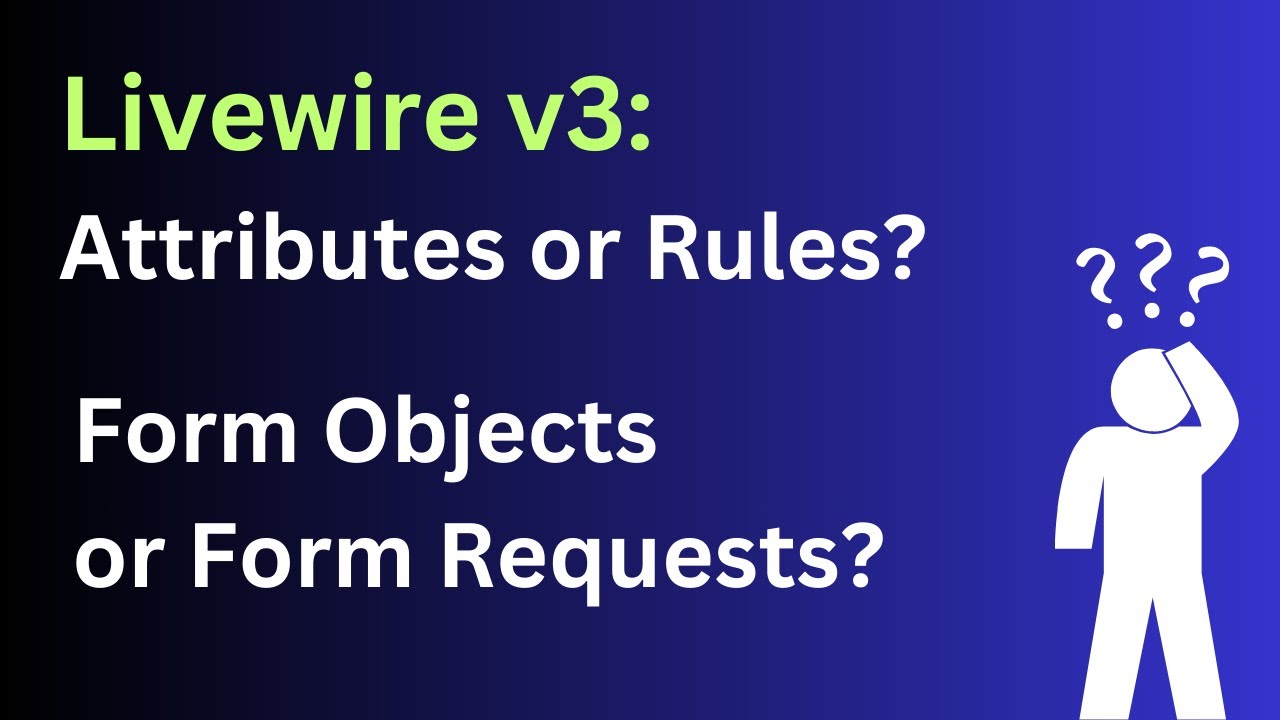 Livewire 3 Validation: Form Objects, Attributes, and Rules