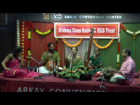 Brahma Gana Sabha & BGS Trust - K. Gayathri Vocal