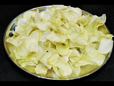 कुरकुरीत बटाटा वेफर्स | How to make Batata/Potato Wafers | MadhurasRecipe