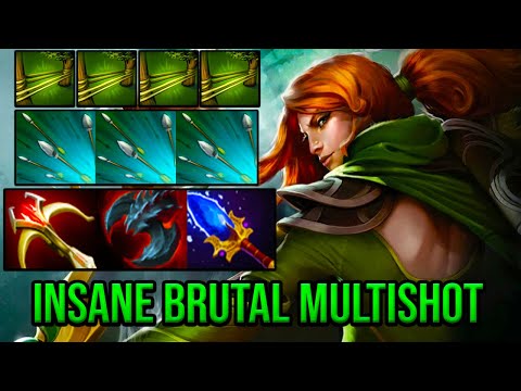 [ WindRanger ] INSANE BRUTAL MULTISHOT - BEYOND SAVAGE - DOTA2 GAMEPLAY