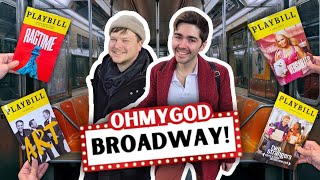 the Fall 2025 Broadway vlog | pt 2 - Ragtime, Art, Oedipus, 2 Strangers, Queen o