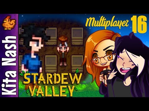 Stardew Valley Multiplayer Gameplay -16- MUSHROOM CAVE! - Let's Play/Walkthrough w/Kat