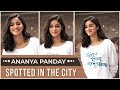 Ananya Panday Makes A Stylish Appearance In The City Pinkvilla Raw Bollywood