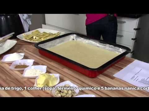 Recceitas Bom Sabor 20/05/2013 Bolo delícia de banana