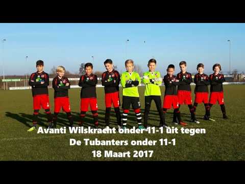 Avanti Wilskracht onder 11-1 uit tegen De Tubanters onder 11-1 18 Maart 2017
