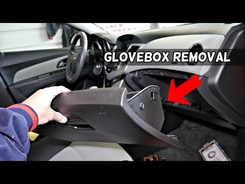 CHEVROLET CRUZE GLOVEBOX REMOVAL REPLACEMENT, GLOVE BOX BROKEN