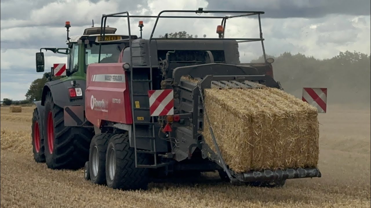 Farm update 287 Baling, planting first cover crops and bale stack falls over.