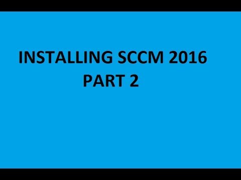 Installing SCCM 2016 PART 2 |  Installing SQL Server 2012 for SCCM 2016