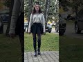 Ботинки - ботфорты женские утепленные байка мех 593409 Черные Відео