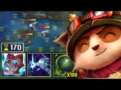 I TURNED SUMMONER'S RIFT INTO A MINE FIELD OF TEEMO SHROOMS! (IT MADE THEM RAGE)