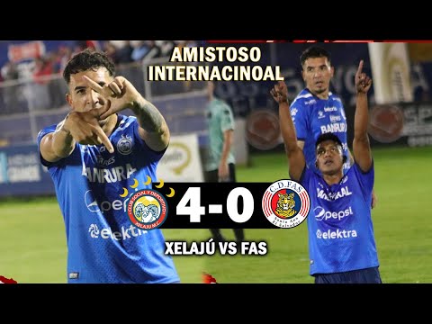 GOLEADA SUPER CHIVO/ Xelajú MC 4 Vs C.D. FAS 0/ RESUMEN COMMPLETO Amistoso Internacional