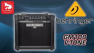 Video thumbnail for Гитарный комбик BEHRINGER GM108 V-TONE by PopMusicRu